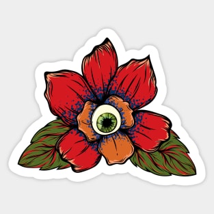 Eye Flower Sticker